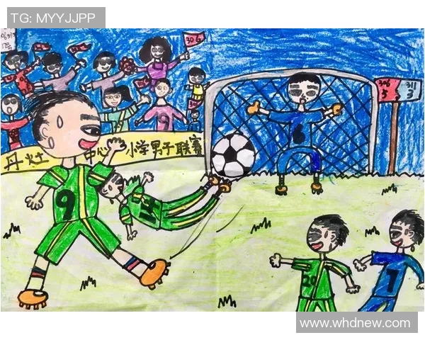 三年级学生足球绘画作品欣赏及创意画法分享大全